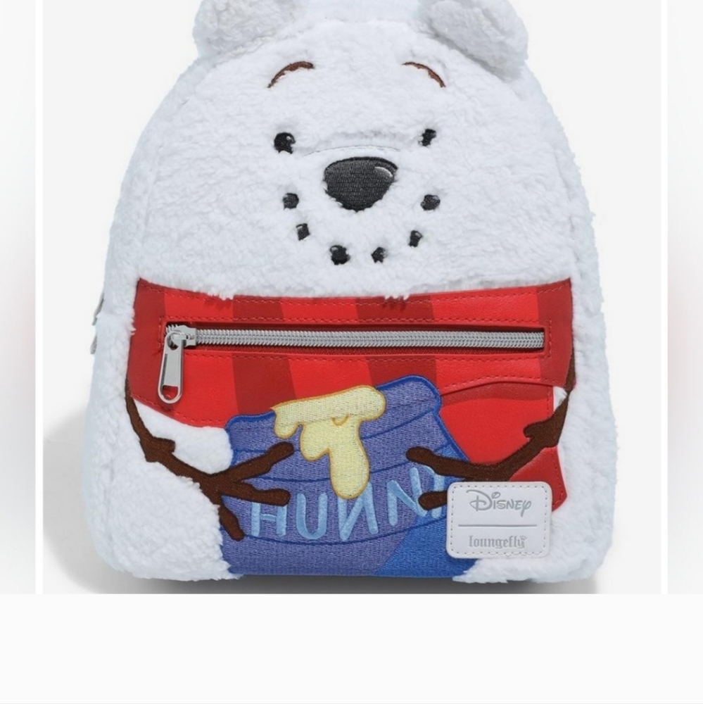 Loungefly Disney Winnie The Pooh Winter Snowman Mini Backpack Eeyore Tigger NWT